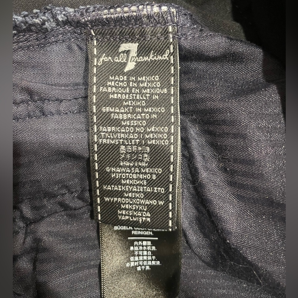 7 for all Mankind Kimmie Straight Dark Wash Jeans - Picture 6 of 9